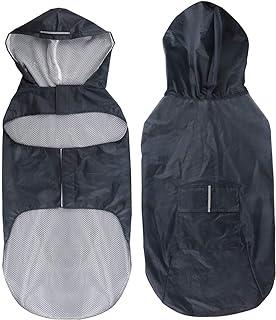 Idepet Dog Raincoat Waterproof Hoodie Jacket