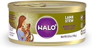 Halo Adult Wet Cat Food Grain Free, Lamb Stew