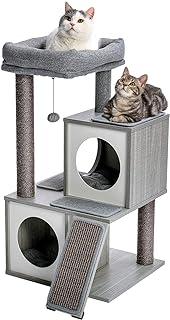 PAWZ Road Cat Tree with Double Condos, Spacious Perch