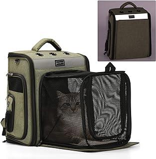 Petsfit Dog Backpack Carrier with Great Ventilation,Fleece Mat