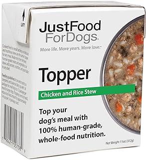 JustFoodforDogs Chicken & Rice Stew, 12 Pack