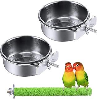 PINVNBY Parrot Feeding Dish Cups