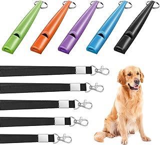 Weewooday High Pitch Plastic Dog Whistles for Recall Training