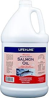 Life Line Pet Nutrition Wild Alaskan Salmon Oil – Omega-3 Supplement for Skin and Coat
