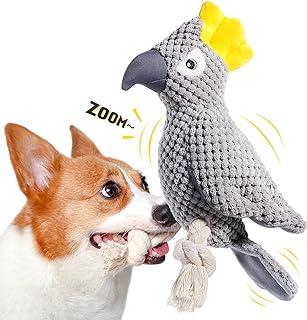 Durable Dog Chew Toy with Stuffed and Crinkle Paper to Clean Teeth