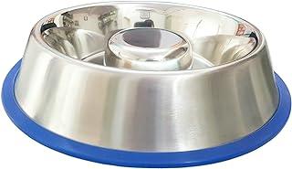 Mr. Peanut’s Stainless Steel Interactive Slow Feed Dog Bowl