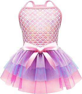 Sparkly Pink Mermaid Costume Holiday Slip Birthday Dresses