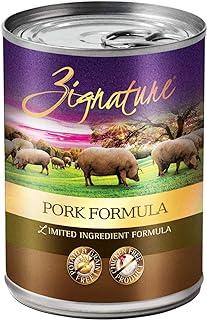 Zignature Pork Formula Grain-Free Wet Dog Food 13oz, case of 12