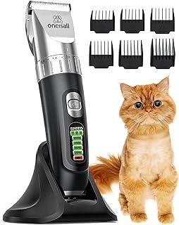 Oneisall Cat Hair Trimmer,Quiet Clippers for Matted Long hair