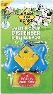 Dog Waste Bag Bone Dispenser with 30 refill bags