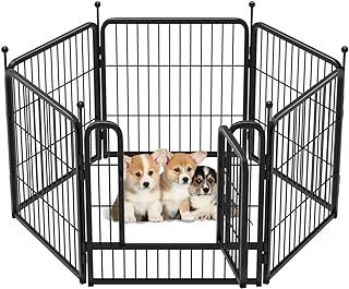 FXW Dog Pen, 6 Panels 24-inch-high Playpen for Puppies Only