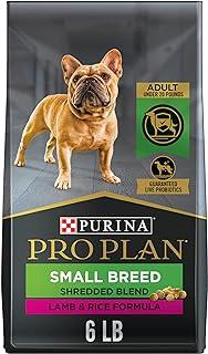 Purina Pro Plan High Protein Small Breed Dog Food, Shredded Blend Lamb & Rice Formula