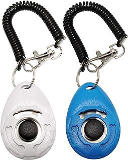 Chadou Pet Supply for Training, Dog Clicker with Wrist Strap