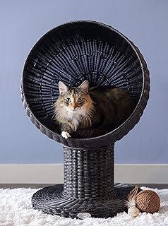 Feline Kitty Ball Cat Bed, Curved Raised Shape