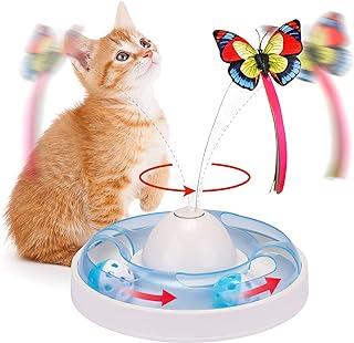 Cat Toys Automatic Electric Butterfly and Ball Track