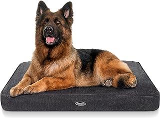 Waterproof Dog Bed for Crate,Outdoor dog bed with Soft Removable Cover