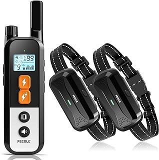 Waterproof Rechargeable Electronic Dog Collars with Beep, Vibration and Shock Mode
