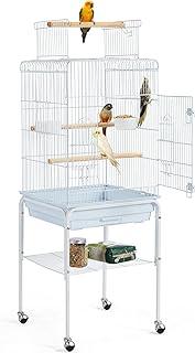 Topeakmart Rolling Bird Cage for cockatiels