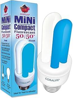 Coralife Mini Compact Fluorescent 50/50 Colormax Lamp, 10-Watt