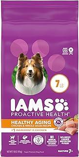 IAMS Healthy Aging Adult Dry Dog Food with Real Chicken, 7 lb.