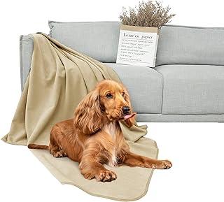 DEARTOWN Waterproof Dog Blanket for Bed Couch Sofa 70×120 Inches