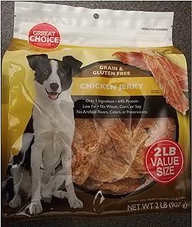 Grreat Choice Chewy Chicken Jerky Dog Treats Large 32oz Bag