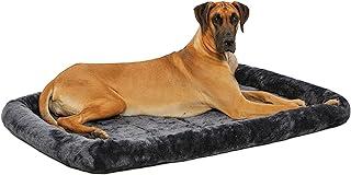 MidWest Homes for Pets 54L-Inch Gray Dog Bed w/ Comfortable Bolster
