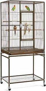 Yaheetech Wrought Iron Standing Large Parrot Cage with Stand