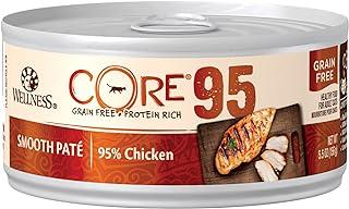 Wellness Core 95% Natural Grain Free Wet Canned Cat Food, Chicken