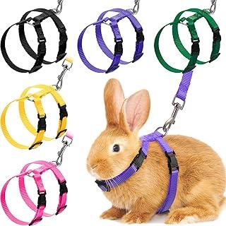 Thanksgiving Christmas Adjustable Rabbit Leash Bunny Harness for Pet Safety Walk Running Jogging