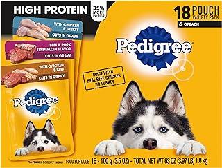 Pedigree High Protein Wet Dog Food Pouches