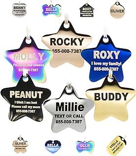 Stainless Steel Engraved Dog Cat ID Tags