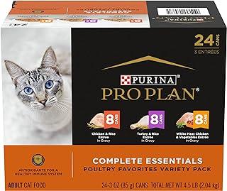 Purina Pro Plan Gravy, High Protein Wet Cat Food Variety Pack