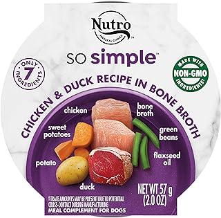 Nutro So Simple Meal – Chicken and Duck Recipes in Bone Broth 10-Count Variety Pack