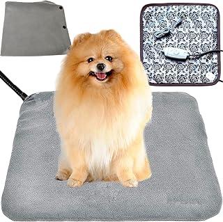 Pet Heating pad for Small Dog cat Heated Bed with Soft Washable Cover