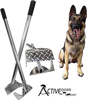 ActiveDogs Best Ever Dog Poop Scooper, Teeth Style Pet Waste Removal Solid Welded Aluminum Shovel