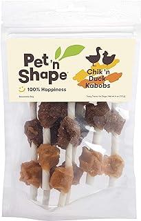 Pet ‘n Shape Kabob Dog Treats Chicken and Duck Wrapped Rawhide