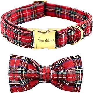 Unique style paws Christmas Dog Collar Bow tie