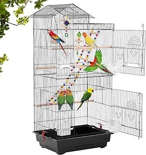 39-inch Roof Top Large Flight Parrot Bird Cage Accessories