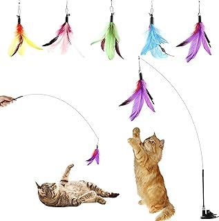 Cat Feather Toys Interactive Kitty Kitten