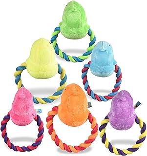 Chick Rope Ring Pull Pet Toy- Assorted Colors