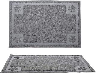 Suhaco Pet Feeding Mat Large Dog food mats Non-Slip Waterproof pet bowlmat Easy to Clean