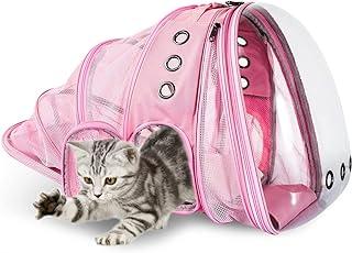 Expendable Transparent Space Capsule Backpack for Pet Outside Activities