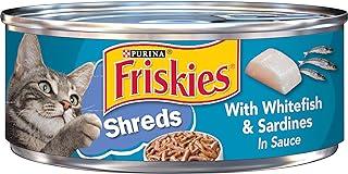 Purina Friskies Wet Cat Food, Shreds With Whitefish & Sardines in Sauce