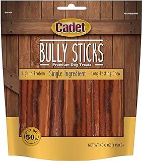Cadet Bully Stick Dog Treats Regular 50 Pack
