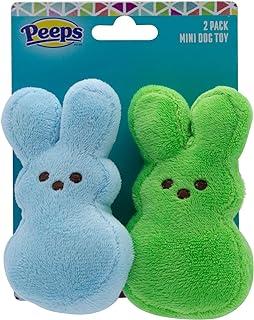 Plush Dog Toys, Blue and Green – 2 Pack