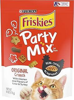 Purina Friskies Made in USA Facilities Cat Treats, Party Mix
