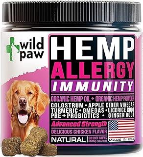 WILDPAW Allergy Relief Treats with Organic Hemp and Colostrum