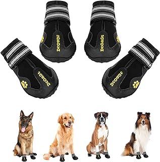 Dog Boots & Paw Protector for Hot Pavement Winter Snow