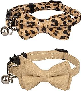 Gyapet Collar for Cats Breakaway with Bell Bowtie
